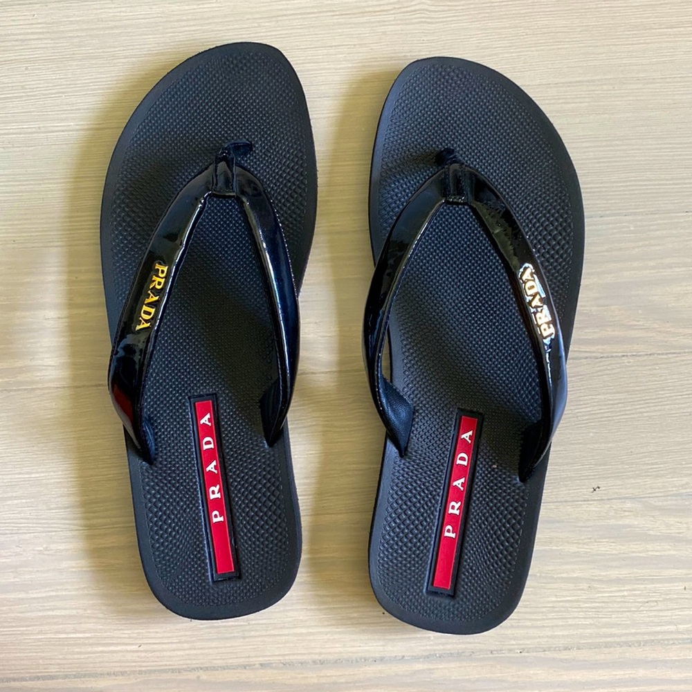 PRADA sandals (never worn!)